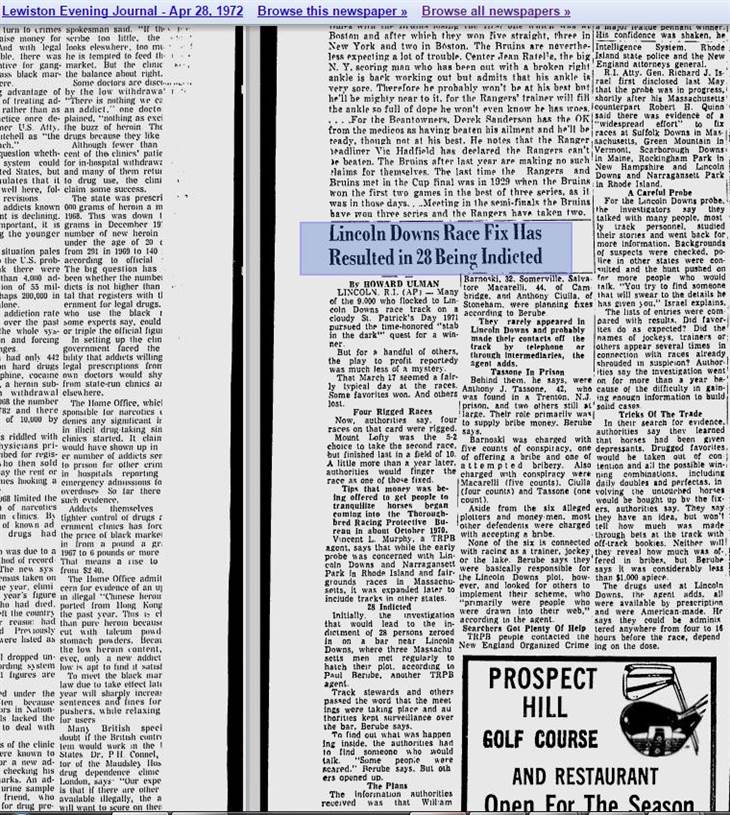 Lincoln downs scam.JPG