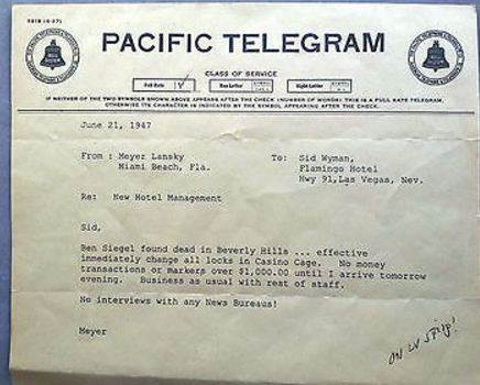 Wyman Lansky Telegram Flamingo.JPG